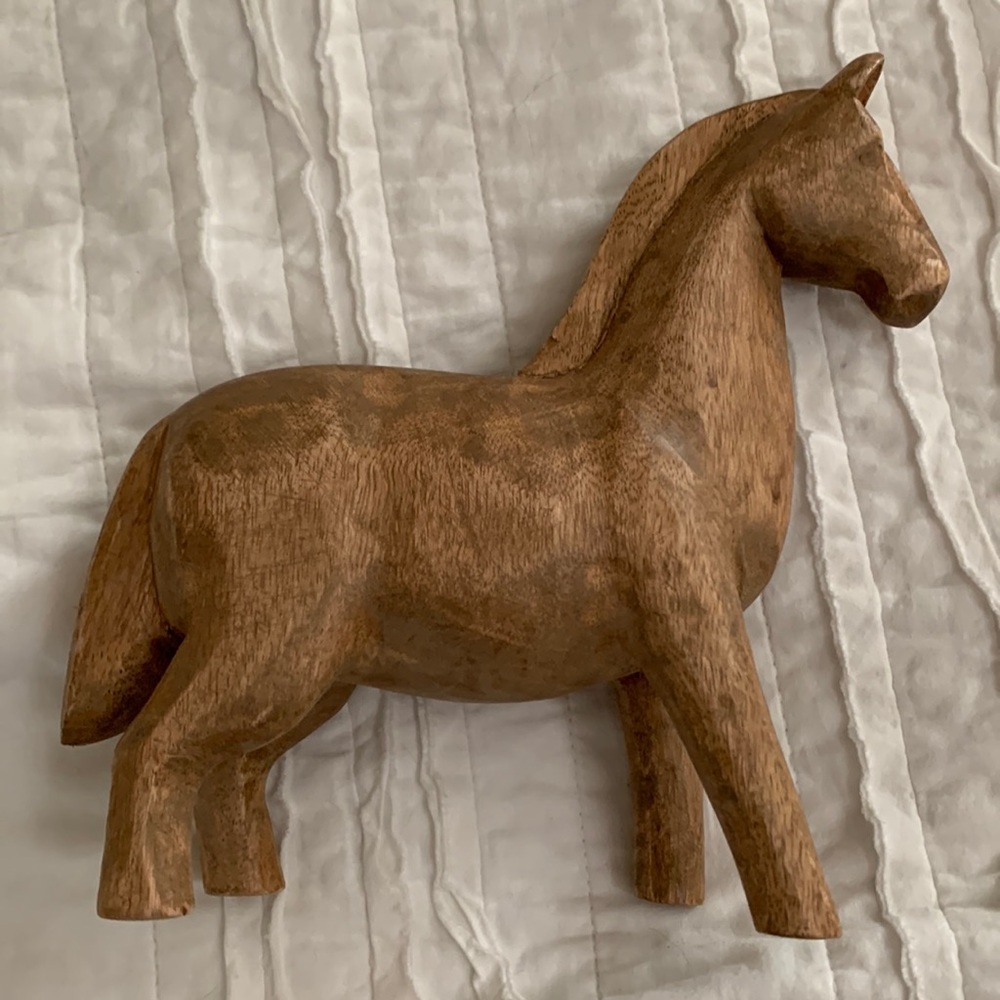 Wood Carved Horse
